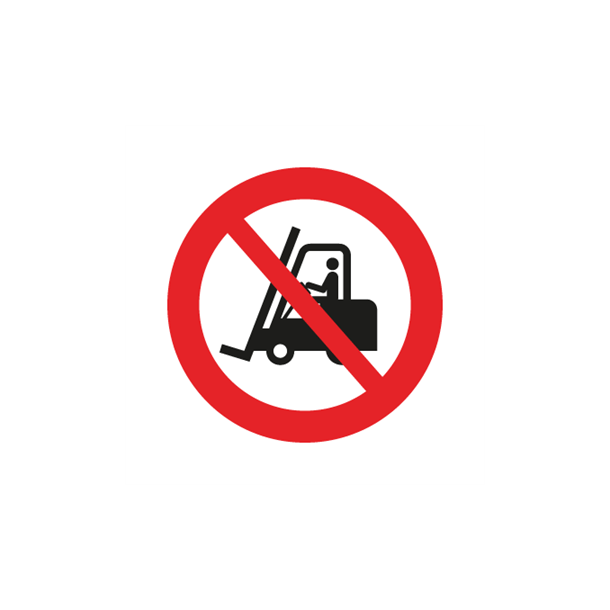 Skilt Forbudsskilt rund Truck k�rsel forbudt