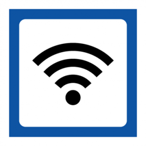 Skilt Piktogrammer Wi-Fi symbol