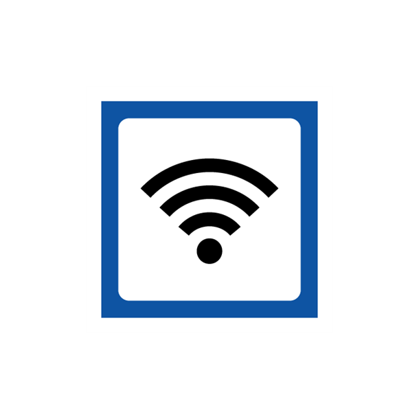 Skilt Piktogrammer Wi-Fi symbol
