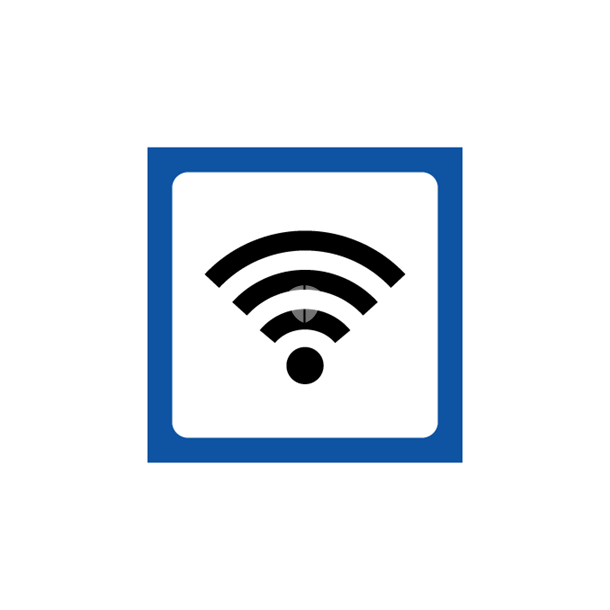 Skilt Piktogrammer Wi-Fi symbol