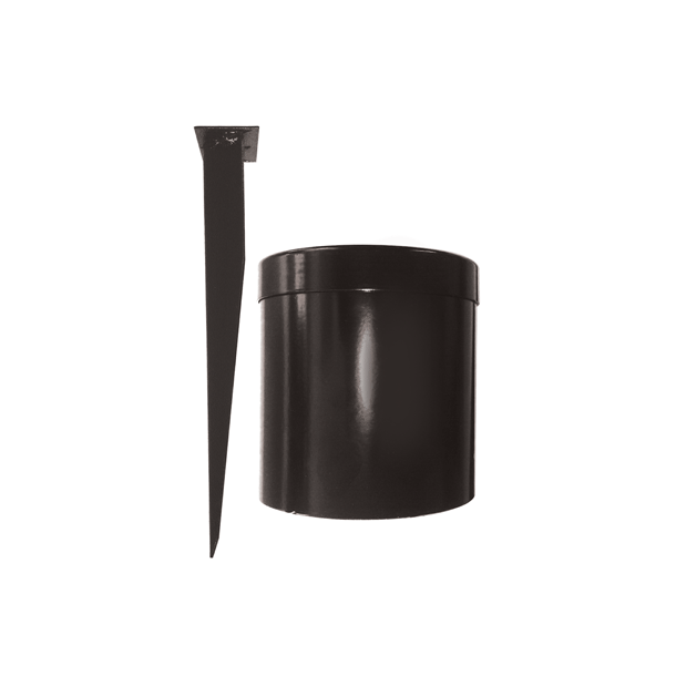 Skipper jordspyd til afsp�rringsstolpe