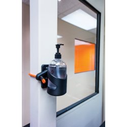 Skipper flaskeholder og desinfektionsbeslag