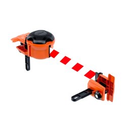 Skipper holder og modtager med klemme