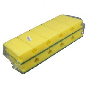 Skuresvamp grn 65x135mm pk a 10 stk