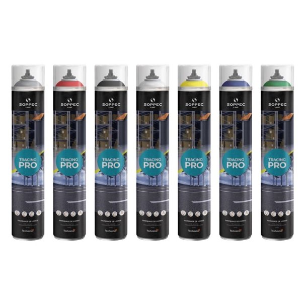 SOPPEC Tracing markeringsspray til ude- og indend�rs brug 750ml