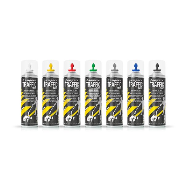 Ampere Traffic Paint Markeringsspray til brug ude- og indendrs 500ml