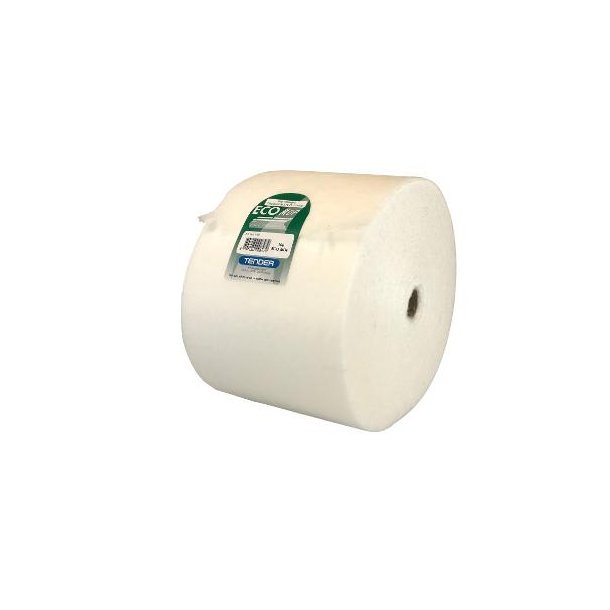 TenTax Eco Hygiejnemoppe p� rulle hvid 20x60cm pk a 5 rl