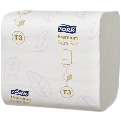 Tork Premium T3 Extra Soft Foldet 2 lags toiletpapir 