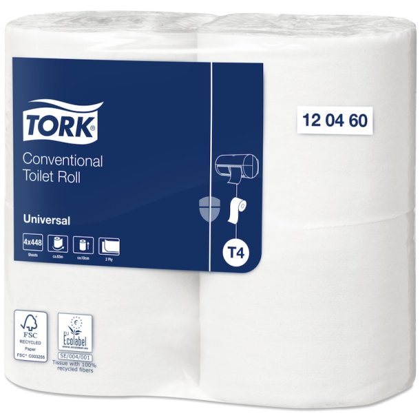 Tork Universal T4 2 lags toiletpapir natur 24rl