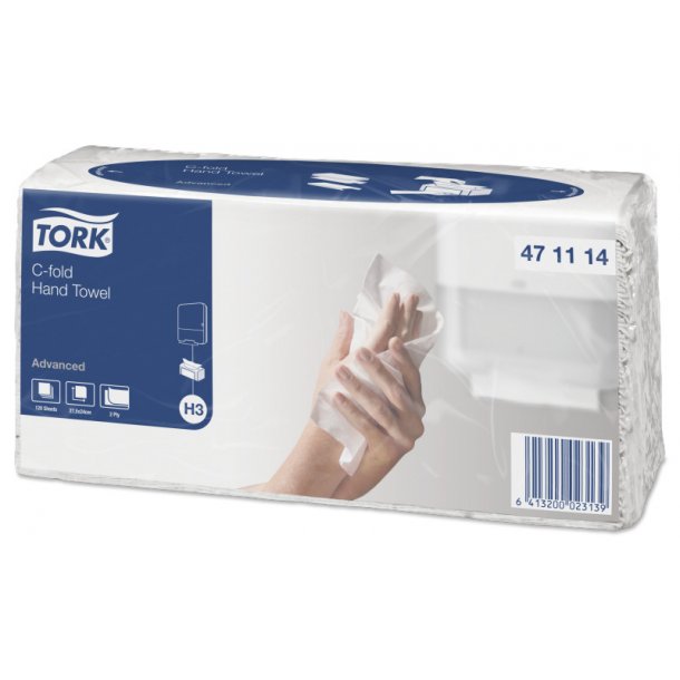 Tork Advanced H3 C-Fold h�ndkl�deark 2 lag pk a 20
