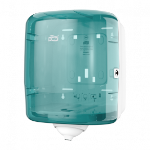 Tork Performance M4 Reflex Midi Centerfeed dispenser hndkldeark turkis plast