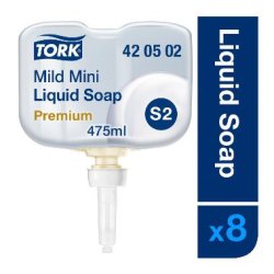 Tork Premium S2 mini mild flydende cremesbe 475ml pk a 8 stk