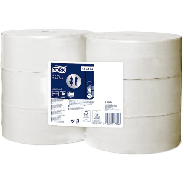 Tork Advanced T1 Jumbo 2 lags toiletpapir 