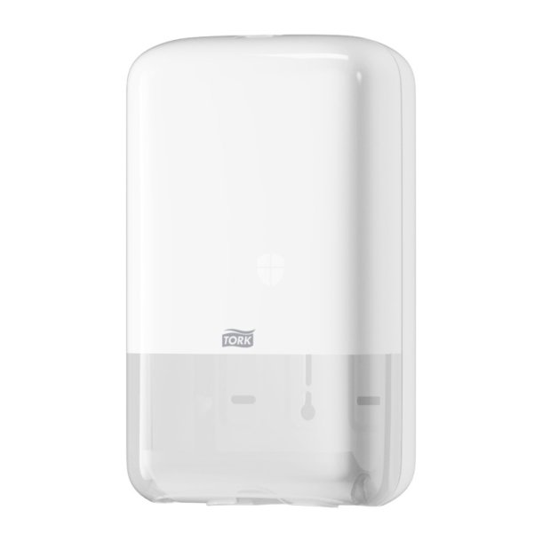 Tork Elevation T3 dispenser for toiletpapir i ark hvid plast