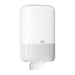 Tork Elevation T3 dispenser for toiletpapir i ark hvid plast