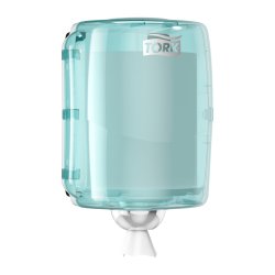 Tork Performance W2 Maxi Centerfeed dispenser hvid turkis plast