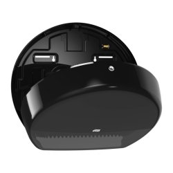 Tork Elevation T1 Jumbo toiletpapir dispenser sort plast