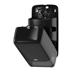 Tork Elevation T6 Mid-Size Twin dispenser toiletpapir sort plast