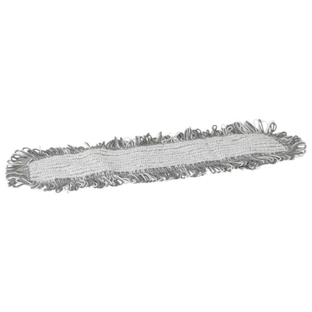 Vikan Damp 47 Dark mikrofibermoppe Hook &amp; Loop 40 cm Hvid