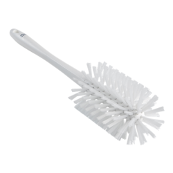 Vikan Rrbrste med skaft 90mm Medium/stiv 430 mm Hvid