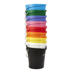 Vikan Spand 12 l med hldetud og indvendig mleangivelse