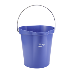 Vikan Spand 12 l med hldetud og indvendig mleangivelse