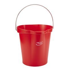 Vikan Spand 12 l med hldetud og indvendig mleangivelse