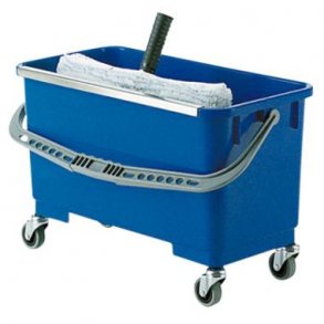 Vinduespudserspand komplet med dryprist og hjul bl 20 l 