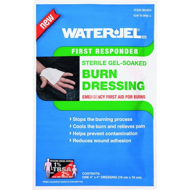 Waterjel Brandbandage 10 x 10 cm