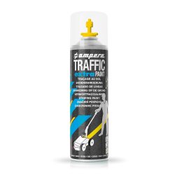Ampere Traffic Paint Extra Kvalitets markeringsspray til udendrs opmrkning 500ml