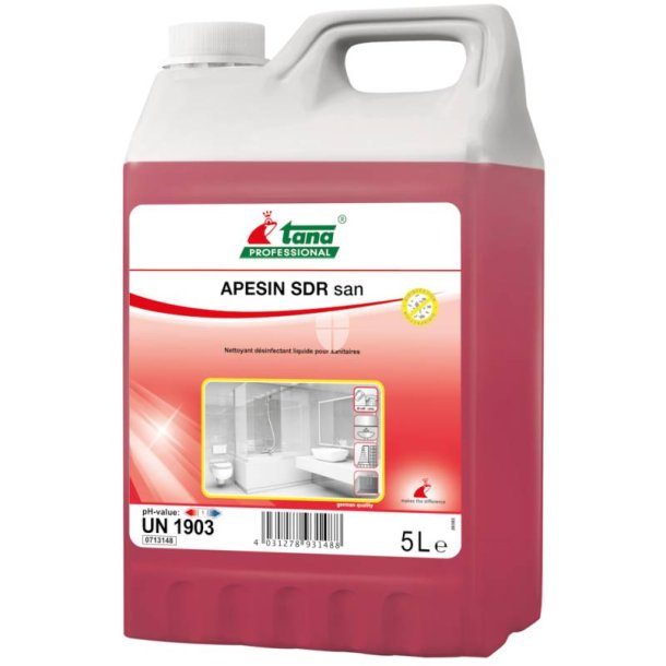 Tana Professional APESIN SDR san desinficerende skumrengring 5 liter pk a 2 stk