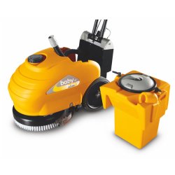 Adiatek Baby-e gulvvaskemaskine 1240 kvm/time 35 cm arbejdsbredde