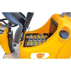 Adiatek Coral 65M Ride-On gulvvaskemaskine 3300 kvm/time 65 cm arbejdsbredde