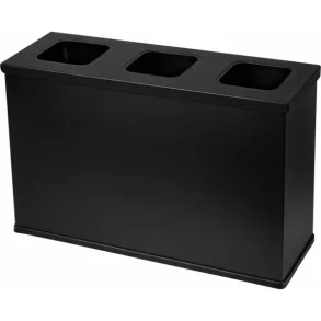 Eco Station Mini affaldssortering til 3 spande Sort