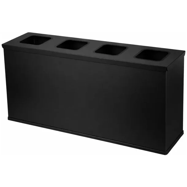 Eco Station Mini affaldssortering til 4 spande Sort
