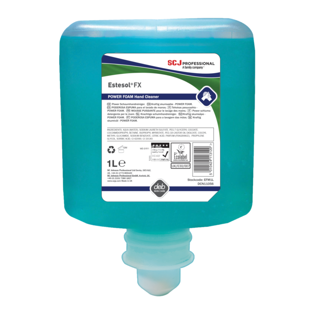 Deb Stoko Estesol FX Kraftig Skumsbe 1l pk a 6 stk