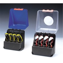 Gebra SecuBox Midi Opbevaringsboks til 4 Briller Bl