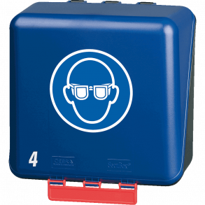 Gebra SecuBox Midi Opbevaringsboks til 4 Briller Bl