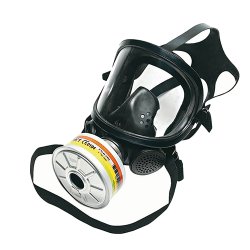 Honeywell Panorama helmaske med DIN 40 gevind EPDM