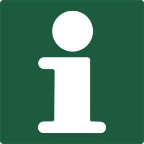 Skilt Naturstyrelsen Information Lakeret Aluminium 100 x 100 mm NSS21