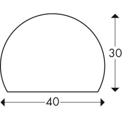 KNUFFI Overfladebeskytter Profil C Freonfrit polyuretanskum Gul/Sort 