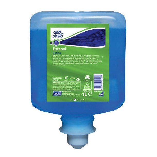 Deb Stoko Estesol Lotion Vaske/rense Light 1l pk a 6 stk
