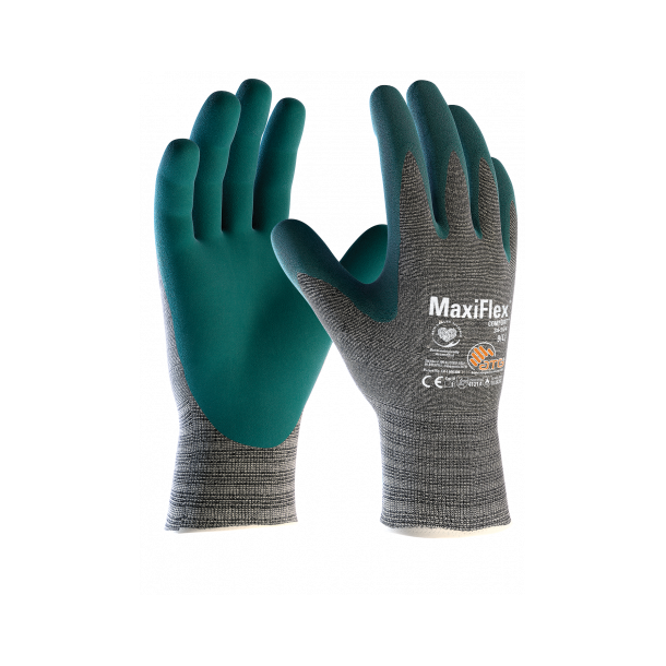 MaxiFlex Comfort 34-924 H�ndfladebelagt strikhandske 