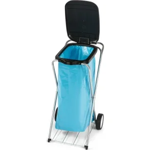 Minatol affaldsstativ med hjul og vippel�g