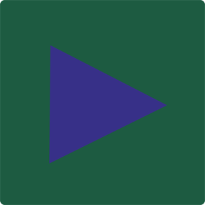 Skilt Naturstyrelsen Retningspil Bl Lakeret Aluminium 100 x 100 mm NSR04