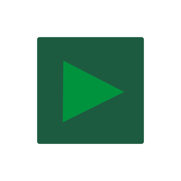 Skilt Naturstyrelsen Retningspil Gr�n Lakeret Aluminium 100 x 100 mm NSR08