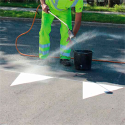 PREMARK Hajtand Prfabrikeret termoplastisk vejmarkering 30 x 25 cm pk a 25 stk