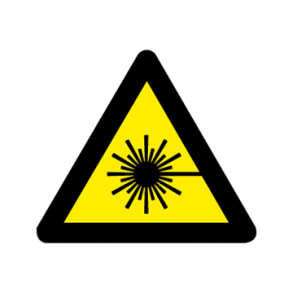 Skilt Advarselsskilt A357 Laserstrle