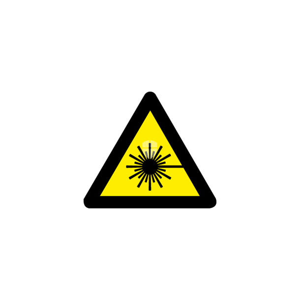 Skilt Advarselsskilt A357 Laserstrle