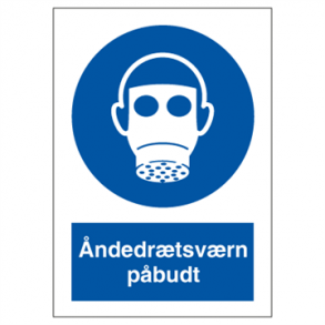 Skilt Pbudsskilt ndedrtsvrn pbudt 